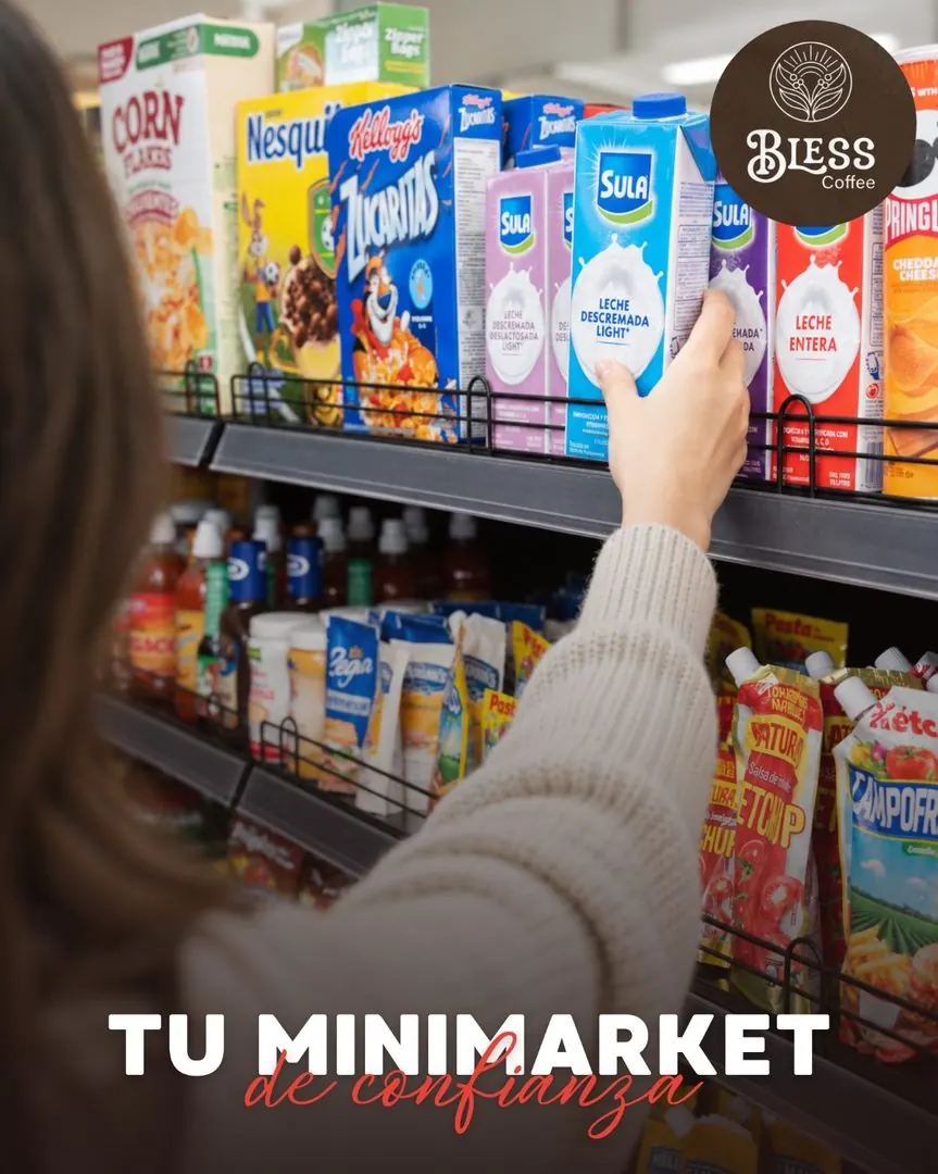 Bless Coffee: Arte para redes: tu minimarket de confianza