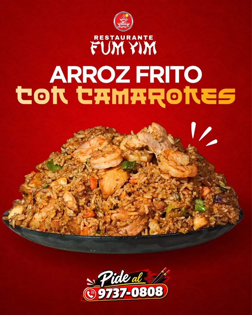 Fum Yim: Arte para redes: arroz frito con camarones