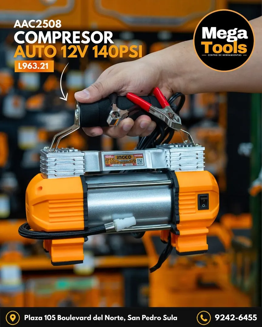 MegaTools: Arte de producto con precio: compresor para auto