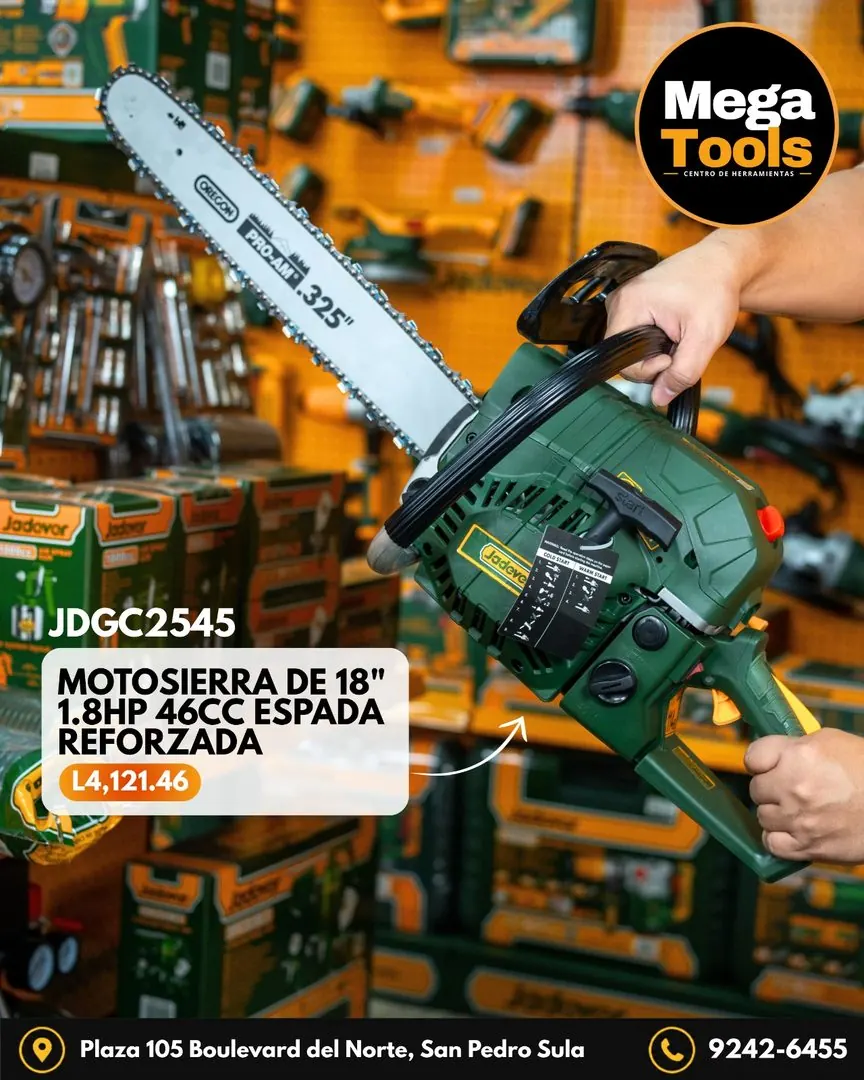 MegaTools: Arte de producto con precio: motosierra 18"