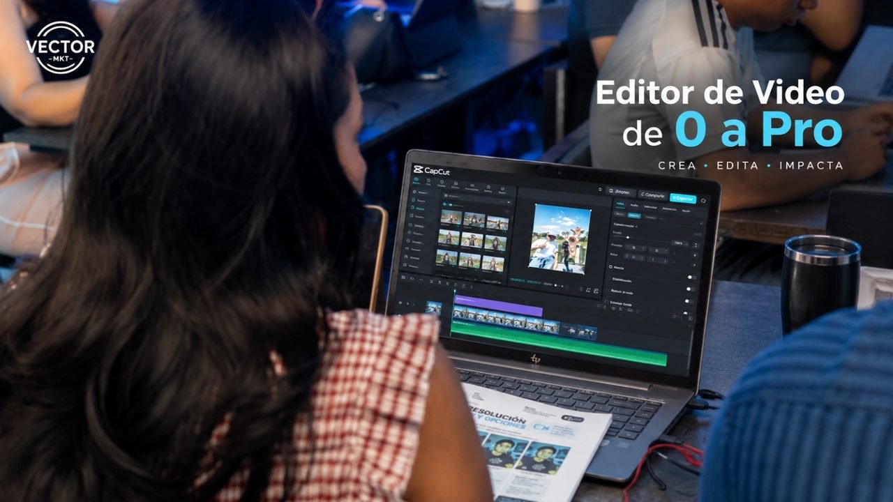 Taller de edición de video con CapCut PC en San Pedro Sula
